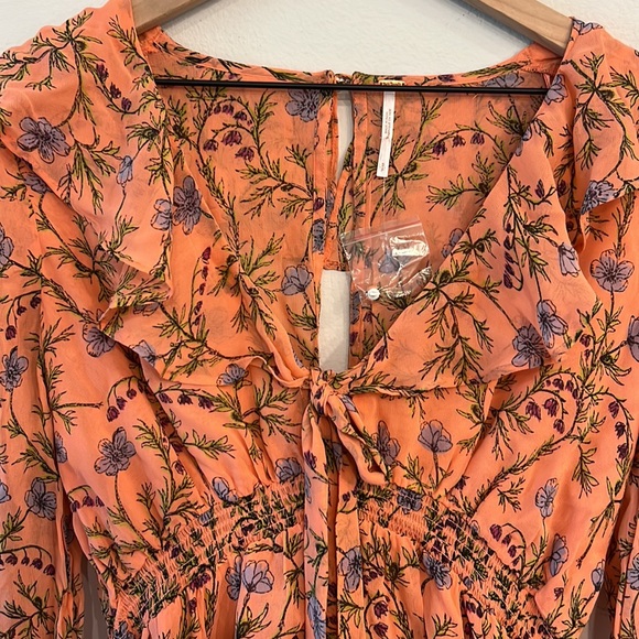 FREE PEOPLE NWOT Floral Dress Size Small - Picture 2 of 4